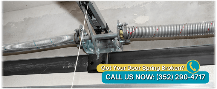 Broken Garage Door Spring Location