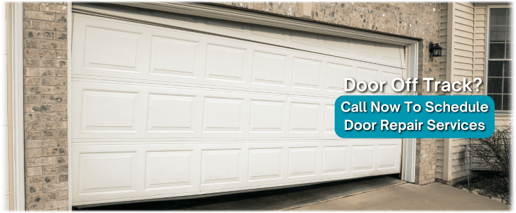 Garage Door Off Track In Location